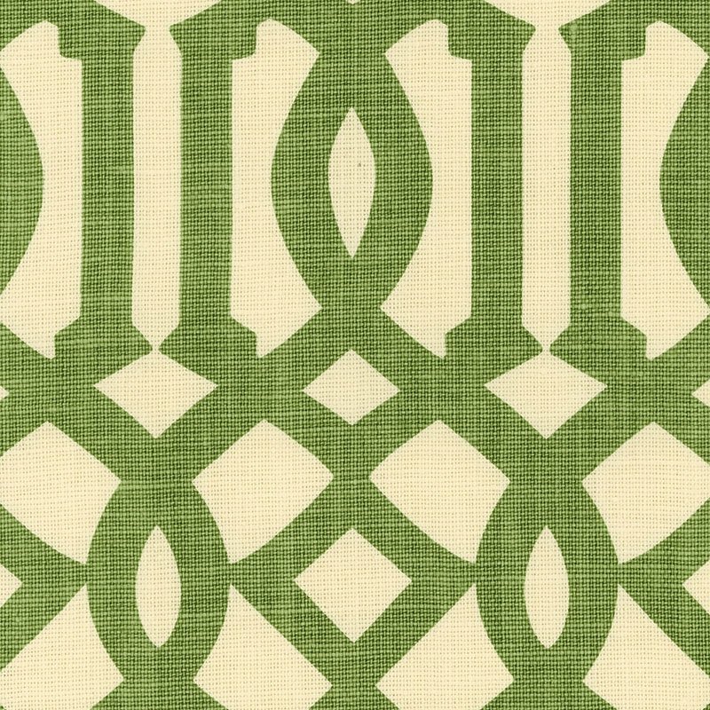 Purchase sample of 2643763 Imperial Trellis, Treillage/Ivory by Schumacher Fabric