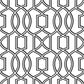 Find NU1696 Uptown Trellis Black/White Graphics Peel and Stick by Wallpaper