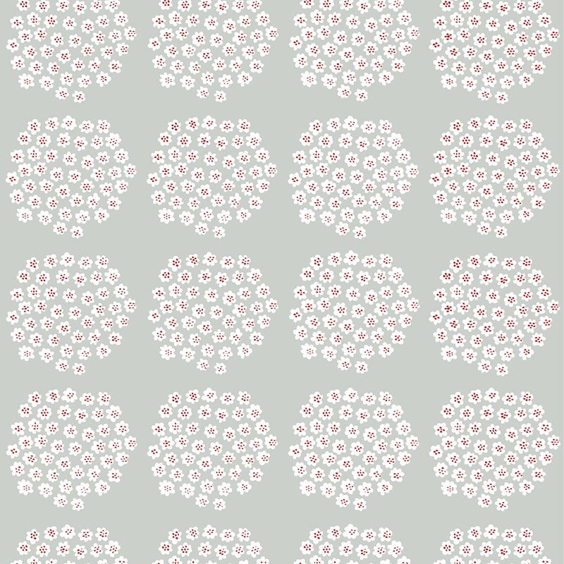 MKS4496 Marimekko Grey Puketti Peel &amp; Stick Wallpaper by NuWallpaper