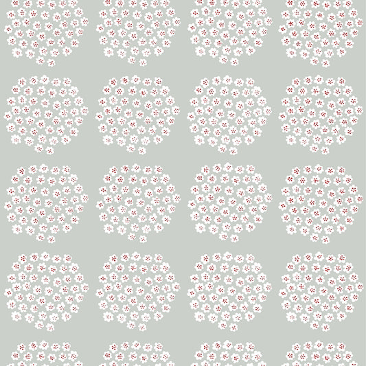 MKS4496 Marimekko Grey Puketti Peel &amp; Stick Wallpaper by NuWallpaper