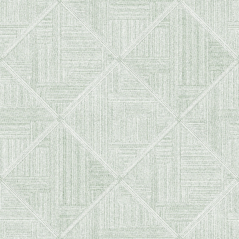 Sample 2975-26211 Scott Living II, Cade Green Geometric by A-Street Prints Wallpaper