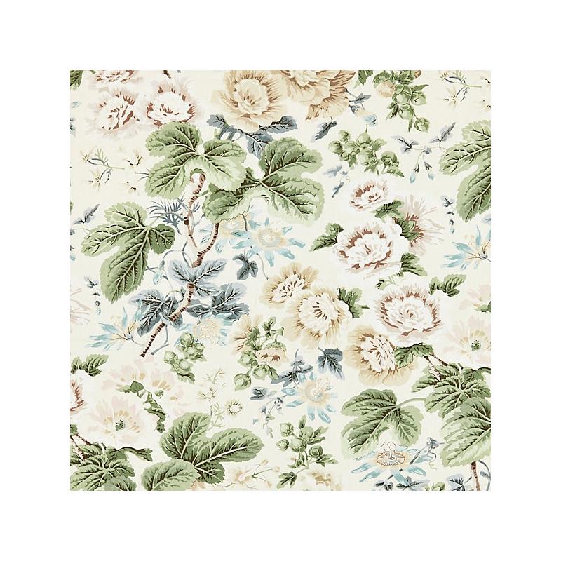 View 16595-002 Highgrove Linen Print Rich Cream by Scalamandre Fabric