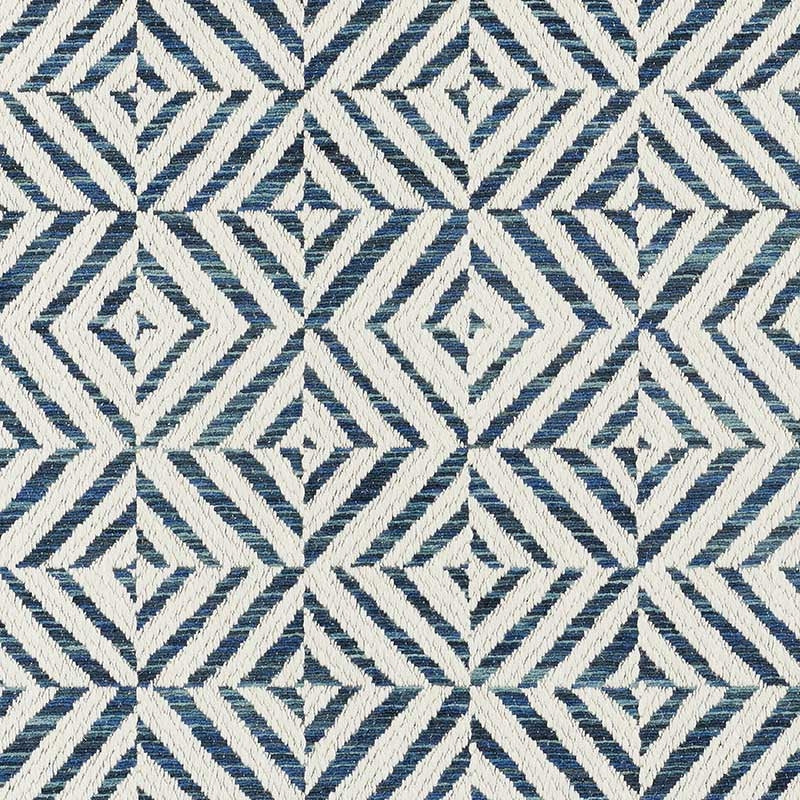 Purchase sample of 72151 Jubilee, Blue by Schumacher Fabric