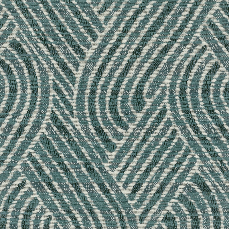 Sample Torc-2 Torch 2 Teal By Stout Fabric
