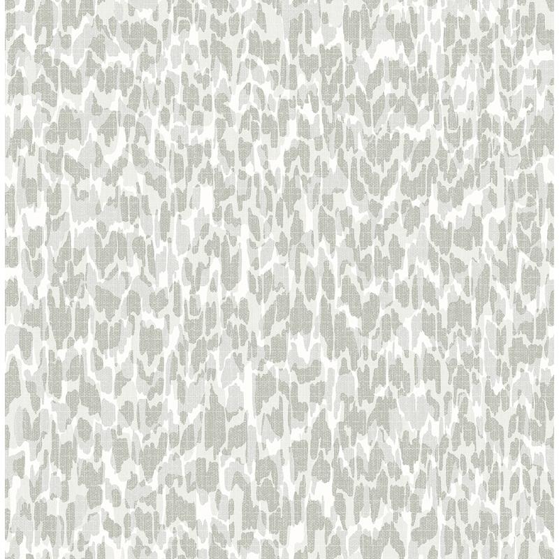 Sample 4014-26432 Seychelles, Flavia Grey Animal Print Wallpaper by A-Street Prints Wallpaper