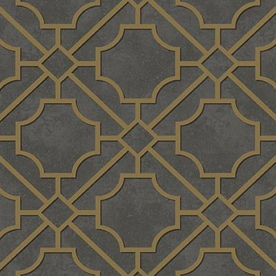 Find CT40505 The Avenues Neutrals Tile by Seabrook Wallpaper