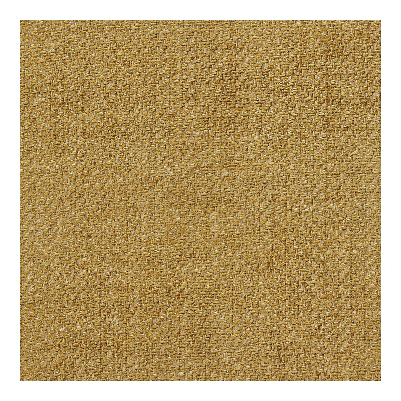 Sample 27006-007 Oxford Herringbone Weave, Brass by Scalamandre Fabric (SC 000727006)
