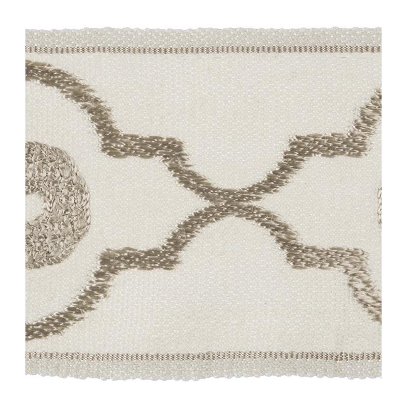 T30745.11.0 | Ogee Chain, Dove Ivory - Kravet Design Fabric