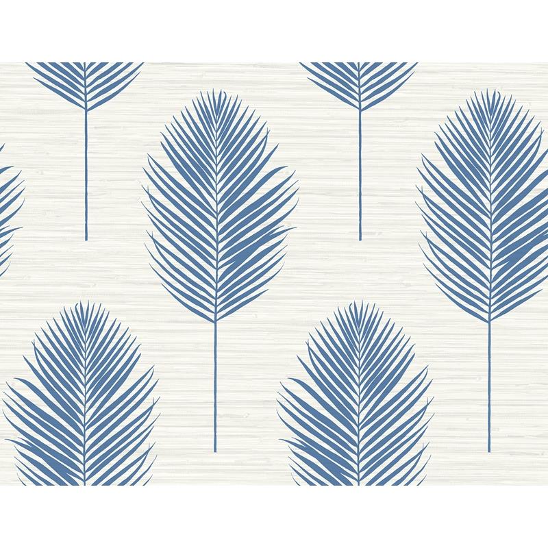 Sample 2988-70212 Inlay, Bali Blue Fern by A-Street Prints Wallpaper