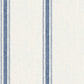 Purchase 3115-12462 Farmhouse Linette Blue Fabric Stripe Blue by Chesapeake Wallpaper