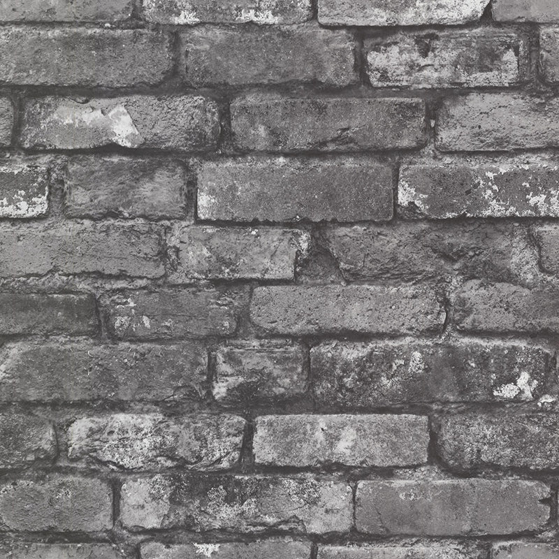 Sample 2922-21260 Trilogy, Debs Grey Exposed Brick by A-Street Prints Wallpaper