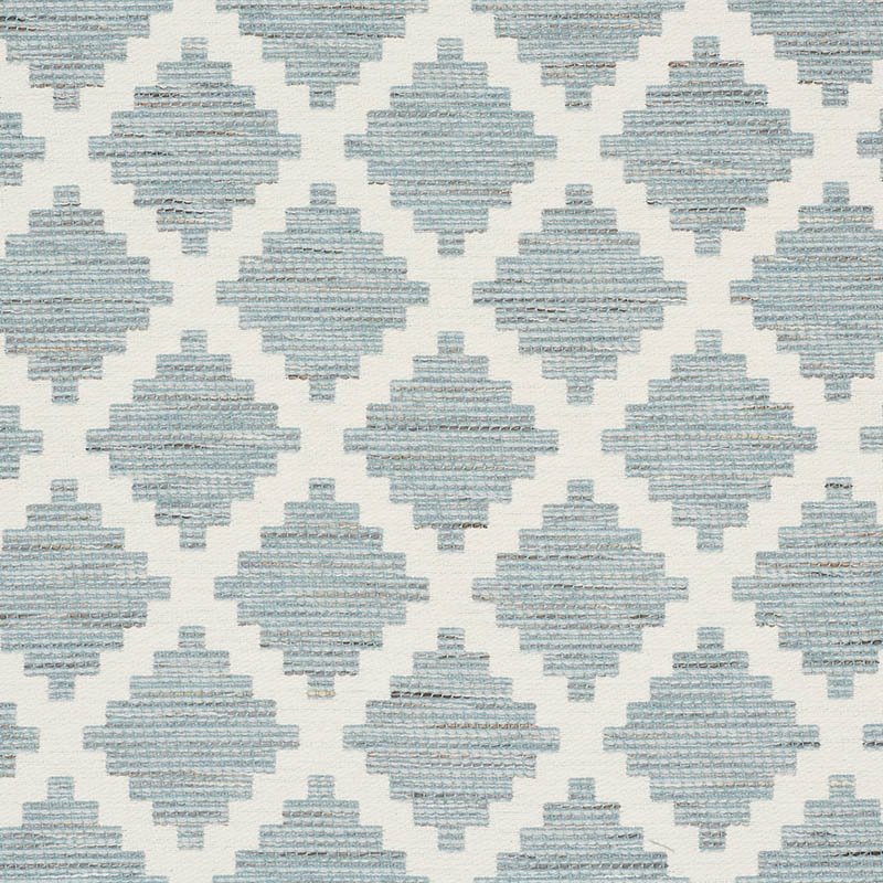 Purchase sample of 76543 Tibur, Sky by Schumacher Fabric