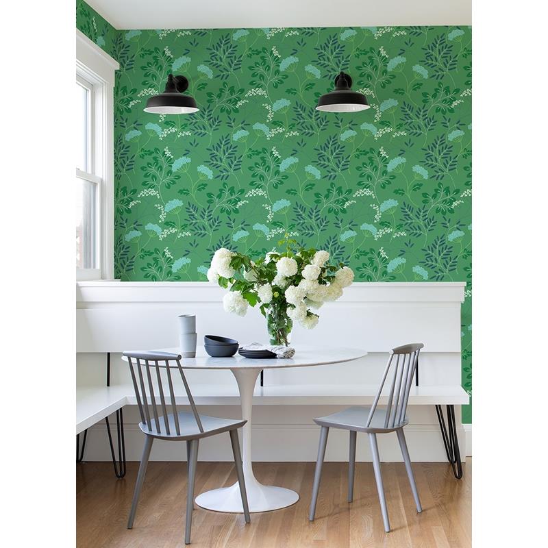 Shop 2975-87542 Scott Living II Sorrel Green Botanical Green A-Street Prints Wallpaper