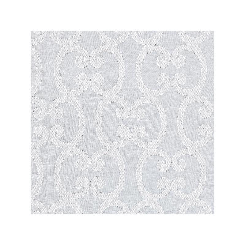 Sample 27040-001 Ornamento Sheer, Snow - Scalamandre Fabric (SC 000127040)