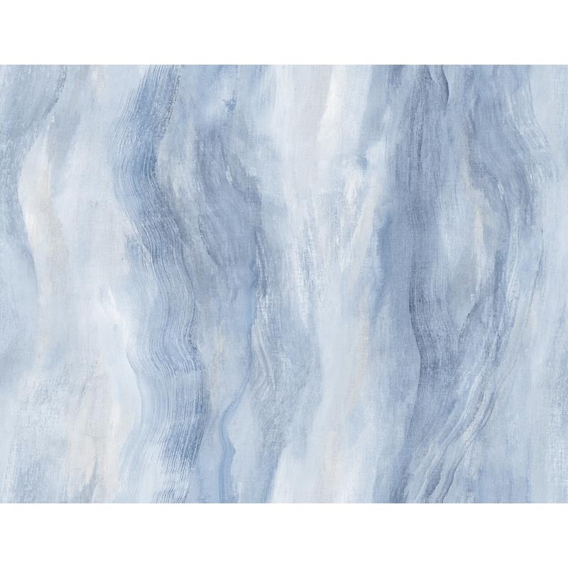 Sample LW50902 Living with Art, Smoke Texture Embossed Vinyl Blue Lake Seabrook Wallpaper