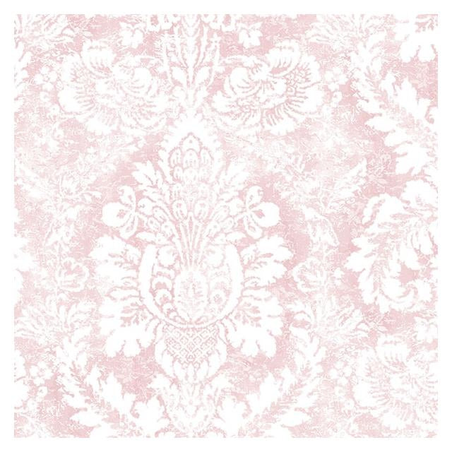 Buy AF37711 Flourish (Abby Rose 4) Pink Valentine Damask Wallpaper by Norwall Wallpaper