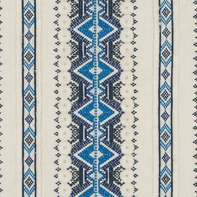 254731 | Handira StripeIndigo - Beacon Hill Fabric