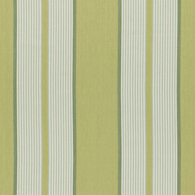 Purchase sample of 3486001 Summerside Stripe, Pear by Schumacher Fabric