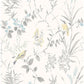 Sample 3117-24172 Imperial Garden Grey Botanical The Vineyard by Chesapeake