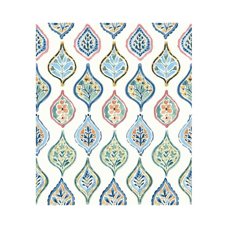 Sample MN1852 Marketplace Motif, Mediterranean by York Wallpaper
