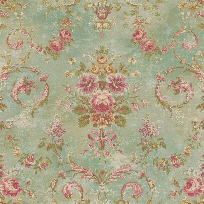 Select VF30817 Manor House Tapestry Floral by Wallquest Wallpaper