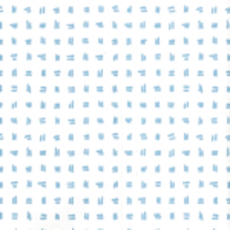 Sample AP880-09AWP Tate, Windsor Blue on Almost White by Quadrille Wallpaper