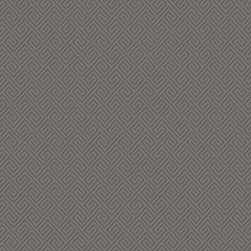Sample MB32000 Beach House Beach Keys, Black Sands Geometric, Greek Key by Seabrook Wallpaper