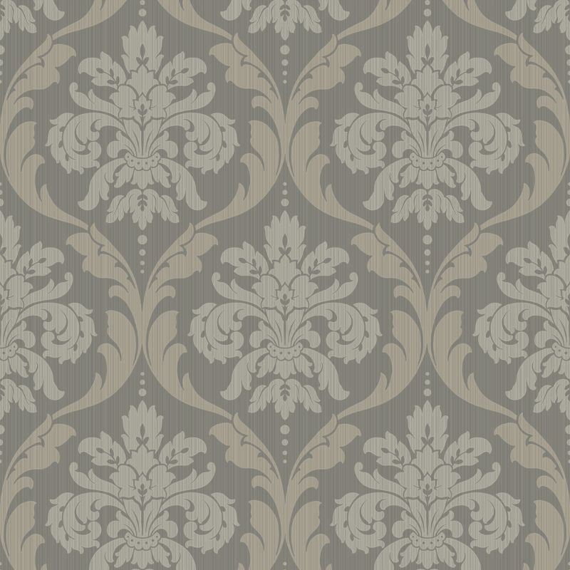 Select ET40209 Elements 2 Damask by Wallquest Wallpaper