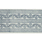 Looking 78441 Arbela Hand Blocked Tape Indigo by Schumacher Trim