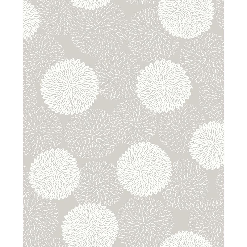 Sample 2764-24328 Blithe Taupe Floral Mistral by A-Street Prints