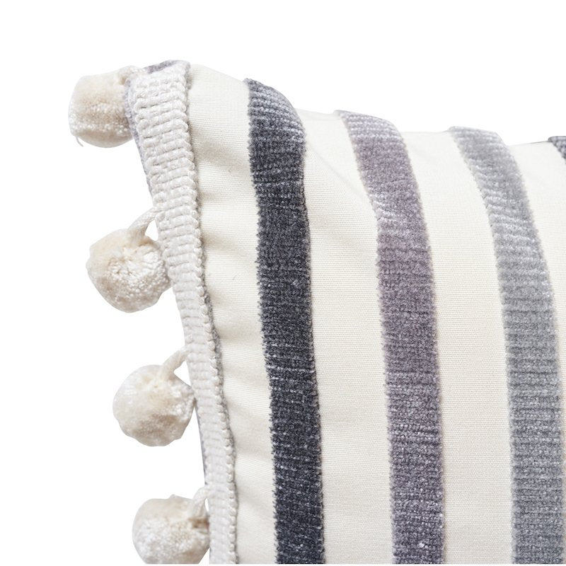 So7284204 Chevron Velvet 18&quot; Pillow Mineral By Schumacher Furniture and Accessories 1,So7284204 Chevron Velvet 18&quot; Pillow Mineral By Schumacher Furniture and Accessories 2
