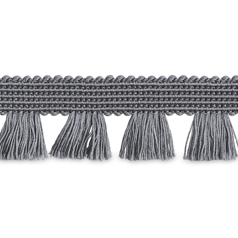 70727 | Bell Fringe, Grey - Schumacher Fabric
