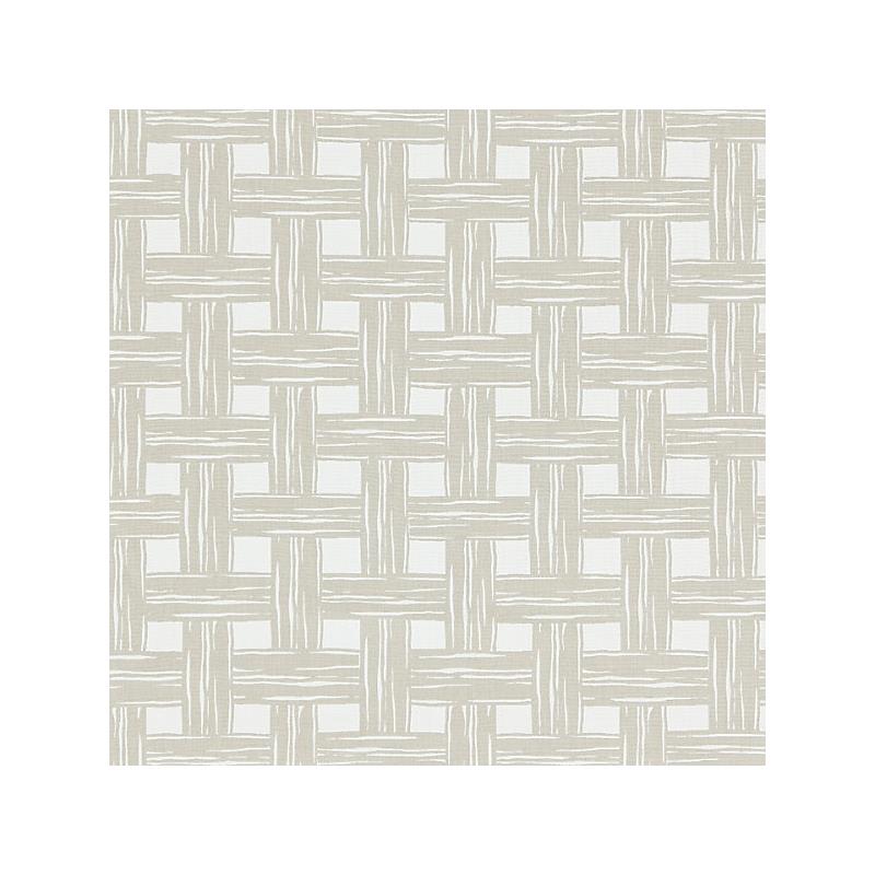 Sample 27059-001 Bamboo Lattice, Sand - Scalamandre Fabric (SC 000127059)