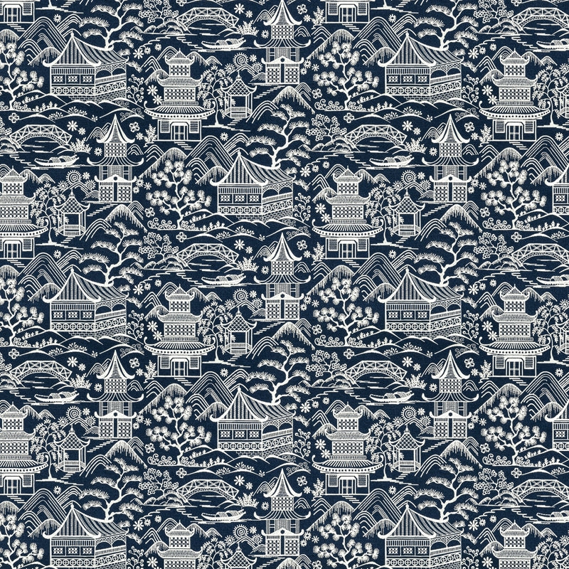 Sample UPSA-1 Upsala 1 Navy by Stout Fabric