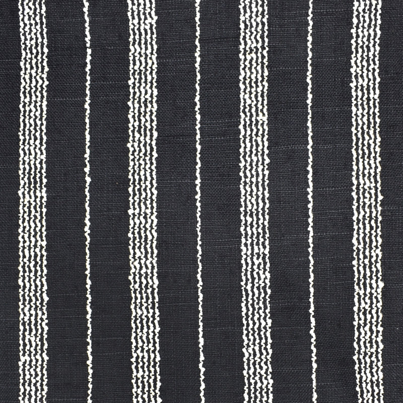 View S1862 Onyx Black Stripe Greenhouse Fabric