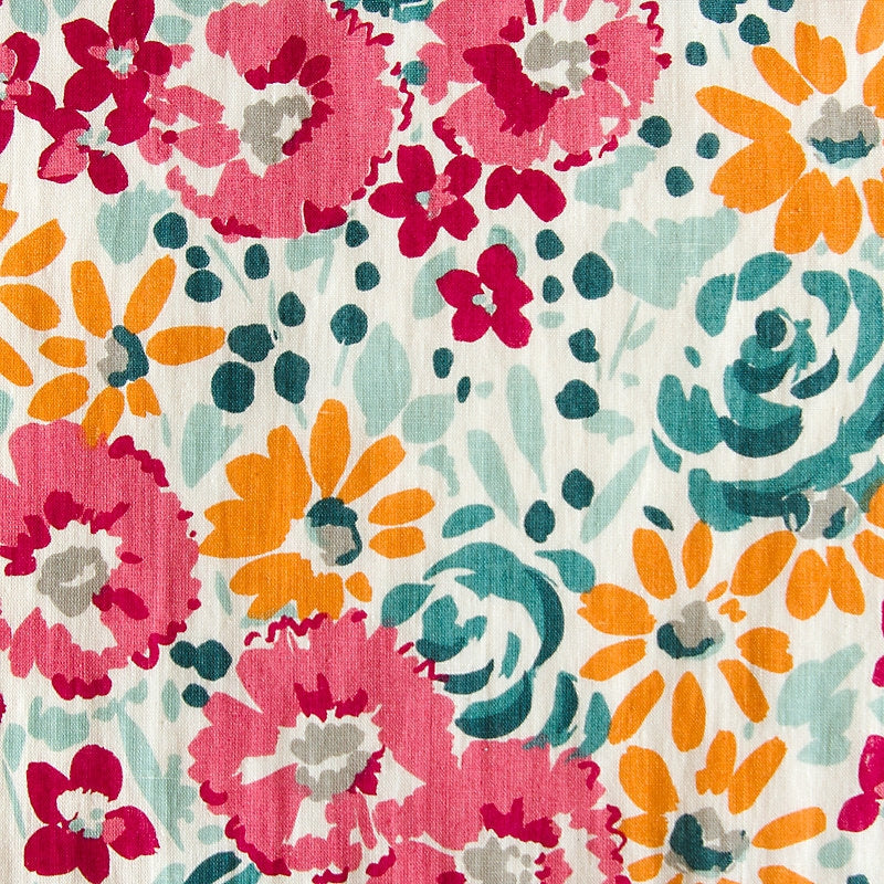 Select A9 00011914 Cottage Garden Floribunda Happy Party by Aldeco Fabric