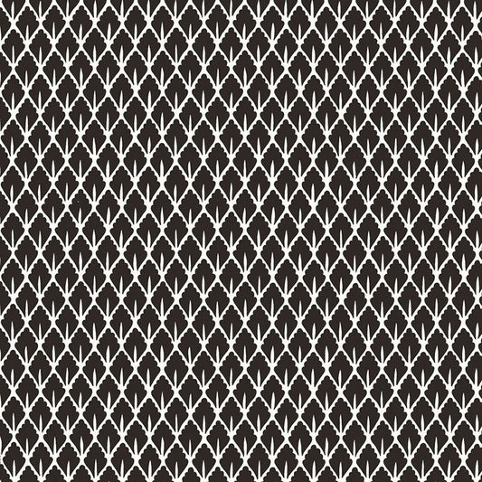 Find 5006670 Mughal Leaf Noir Schumacher Wallpaper