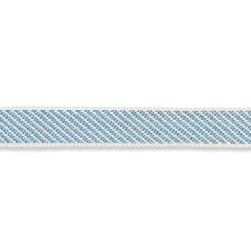 74842 | Winston Cotton Braid Narrow, Sky - Schumacher Fabric