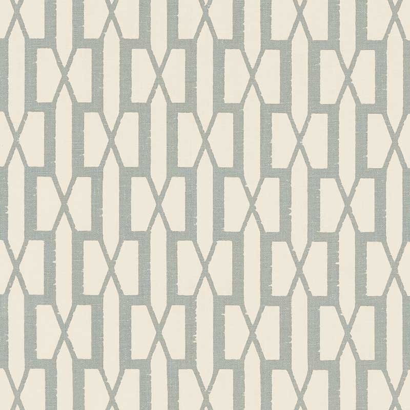 Purchase sample of 176114 Belvedere, Orpington Blue by Schumacher Fabric