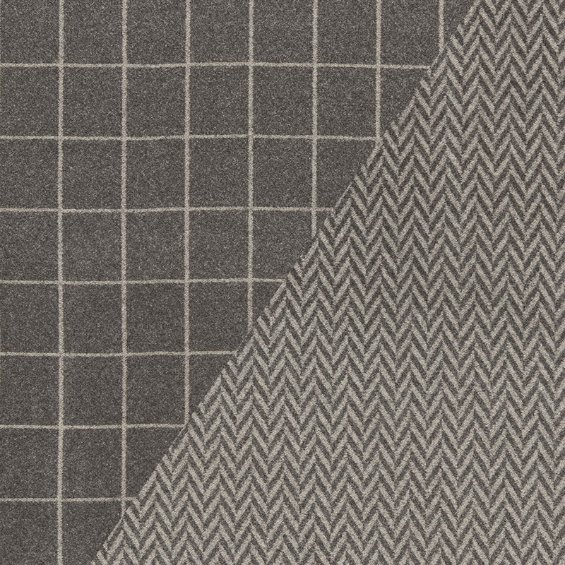Purchase sample of 66652 Colorado, Charcoal / Nickel by Schumacher Fabric