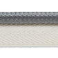 74653 Pierre Silk Gimp Narrow,Grey by Schumacher Fabric,74653 Pierre Silk Gimp Narrow