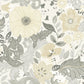 Search 2999-13106 Annelie Victoria Pastel Floral Nouveau White Grey A-Street Prints Wallpaper