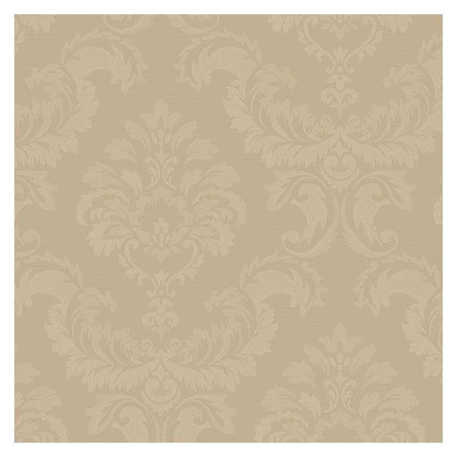 Save SK34755 Simply Silks 3 Brown Damask Wallpaper by Norwall Wallpaper