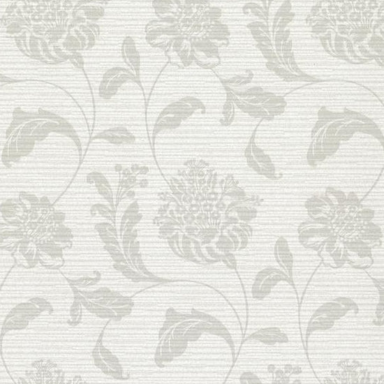 Select 2910-2752 Warner Basics V Holiday Light Grey Jacobean Wallpaper Light Grey by Warner Wallpaper