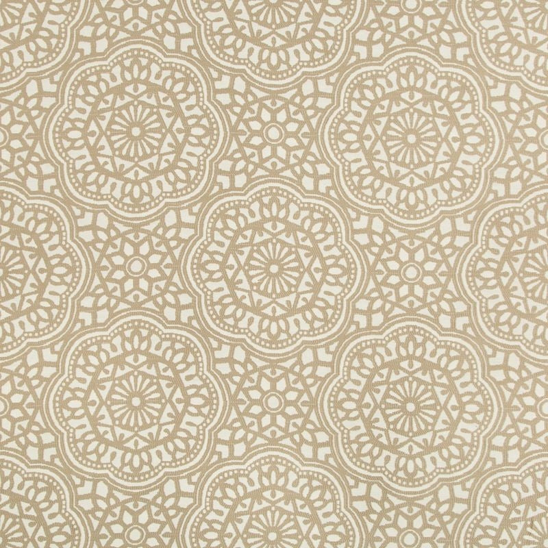 Sample 35172.106.0 Taupe Upholstery Ethnic Fabric by Kravet Contract