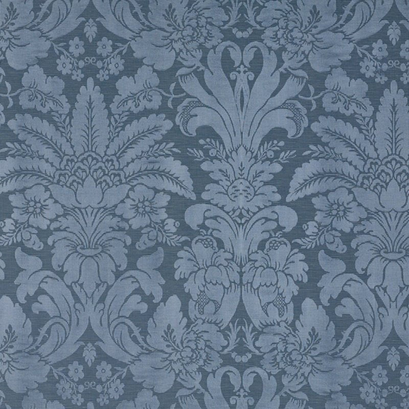 Purchase sample of 69142 Colette, Indigo by Schumacher Fabric