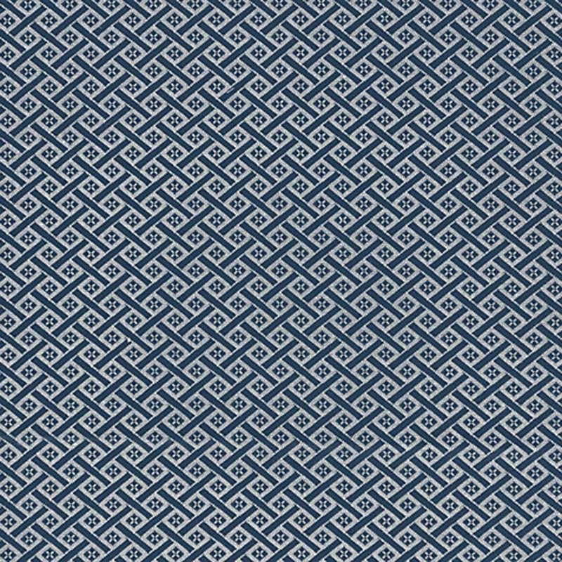 Sample SC 000627223 Diamante Matelasse, Navy by Scalamandre Fabric