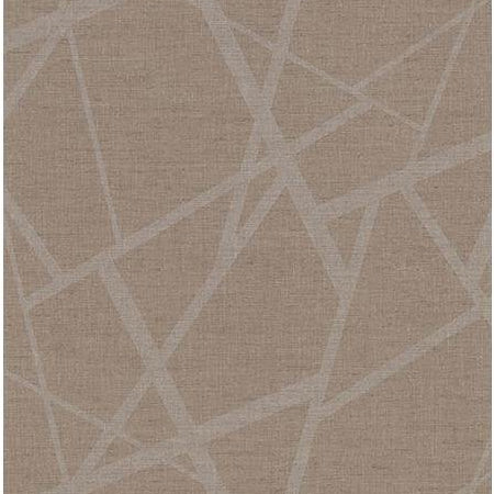 Looking 2945-1103 Warner Textures X Avatar Brown Abstract Geometric Brown by Warner Wallpaper