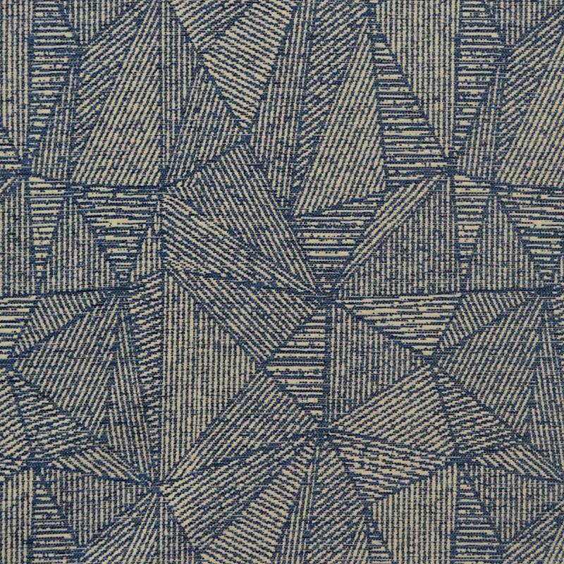 Looking 8465 Chardo Blue Blue Geometric Upholstery Magnolia Fabric