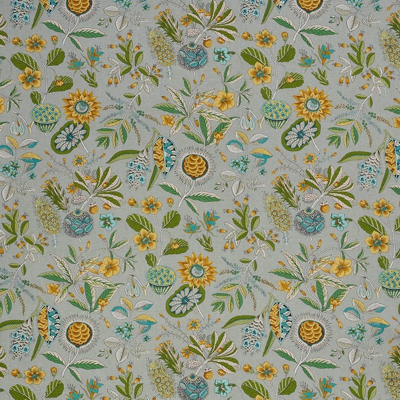Purchase sample of 178771 Roca Redonda, Grey & Ochre by Schumacher Fabric